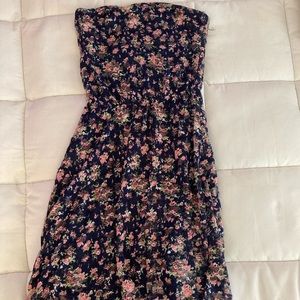 Strapless  flower dress